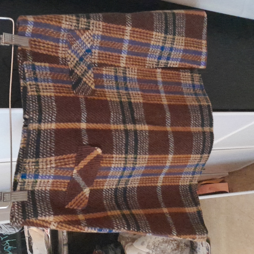 Wool Mini Skirt